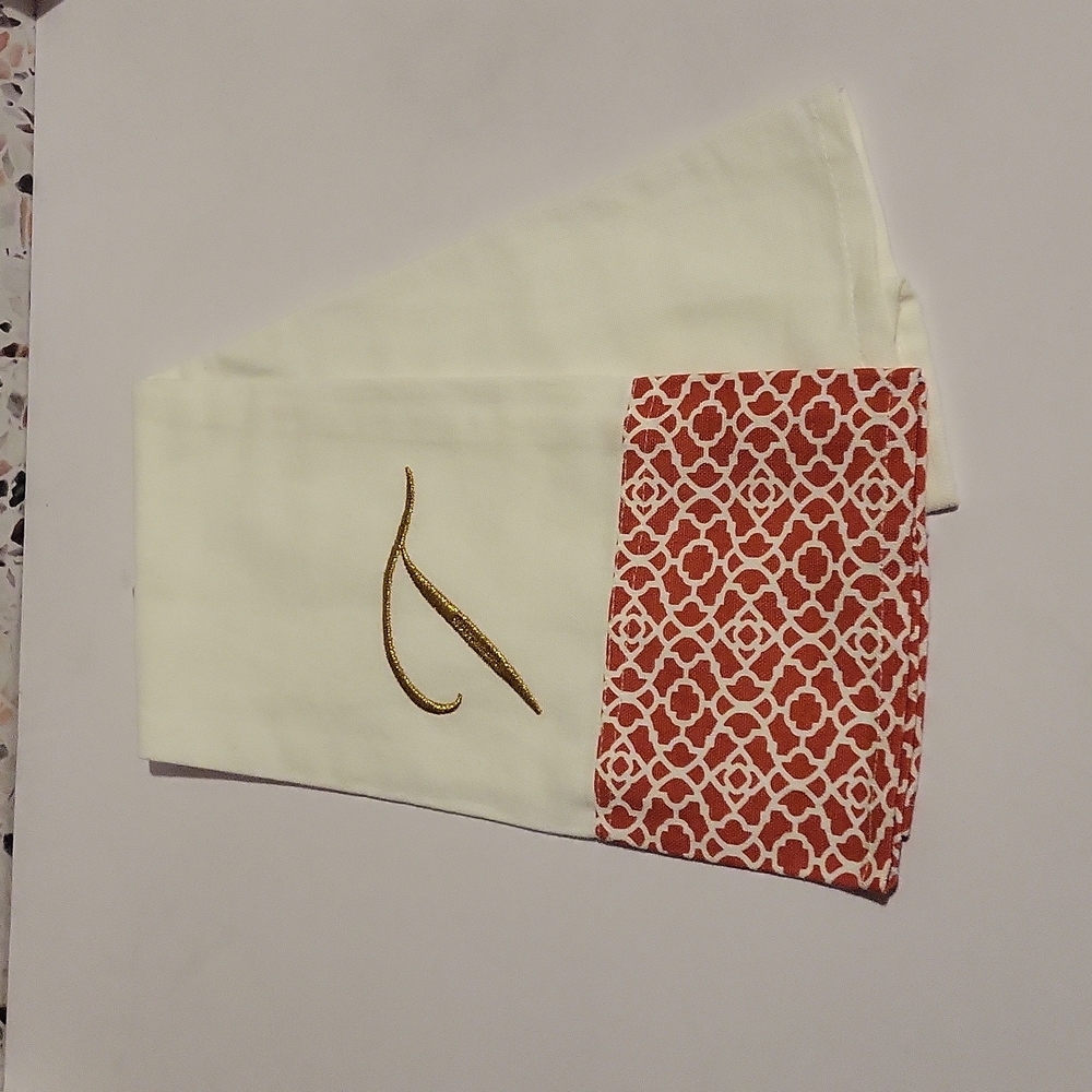 Letter T Monogram Kitchen Towel